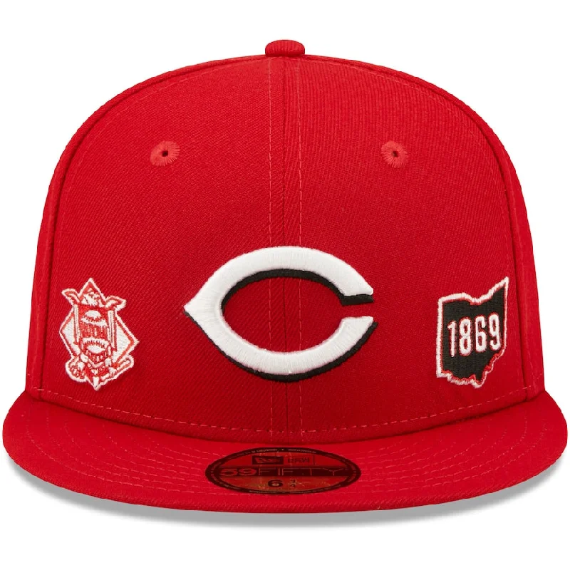 Act Now New Era Cincinnati Reds Identity 59FIFTY Fitted Hat - Red
