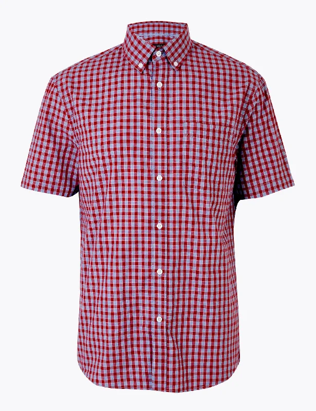 Loyalty Reward Pure Cotton Checked Shirt