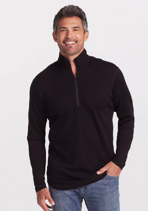 Don't Wait Explorer 1/4 Zip - Black