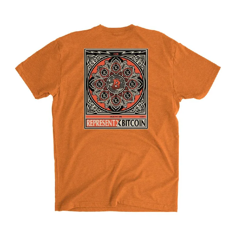 Worldwide Propoganda Signature Tee [ORANGE] BITCOIN EDITION