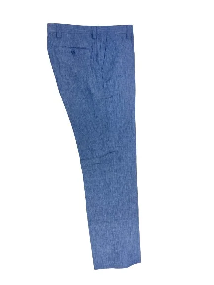 Huge Discounts Inserch Linen Pants P3116-127 Blue Wave