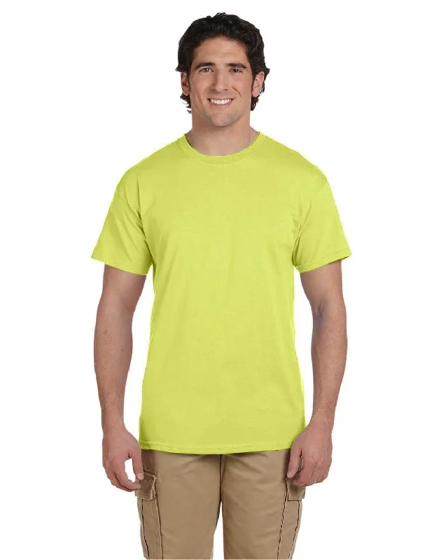 Weekend Deal Fruit of the Loom 100% Cotton T-Shirt | Neon Yellow