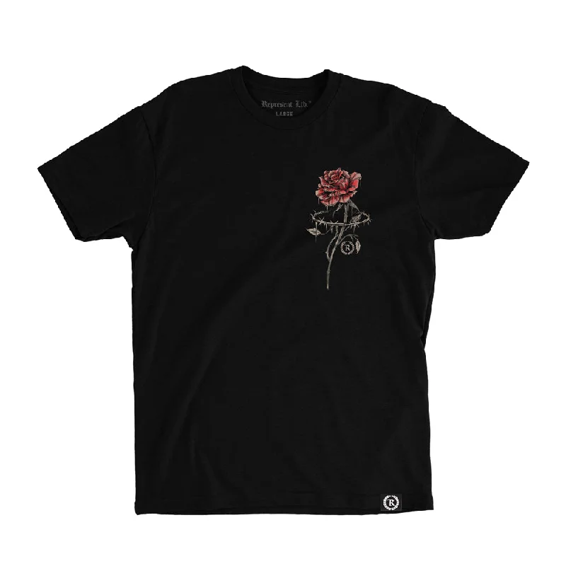 Don’t Miss Out Barbed Rose Signature Tee [BLACK] V-DAY DROP