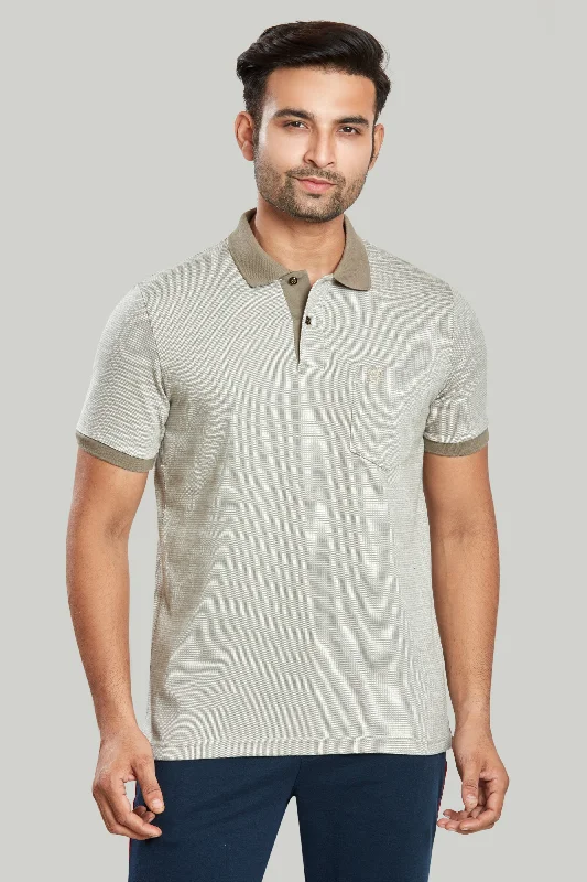 Weekend Discounts to Snag Jacquard Texture Polo