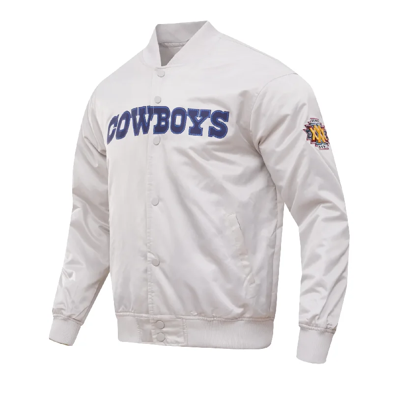 Midnight Madness PRO STANDARD DALLAS COWBOYS BIG LOGO SATIN JACKET
