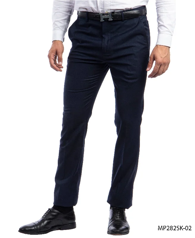 Limited Availability Sean Alexander Navy Skinny Fit Dress Pants