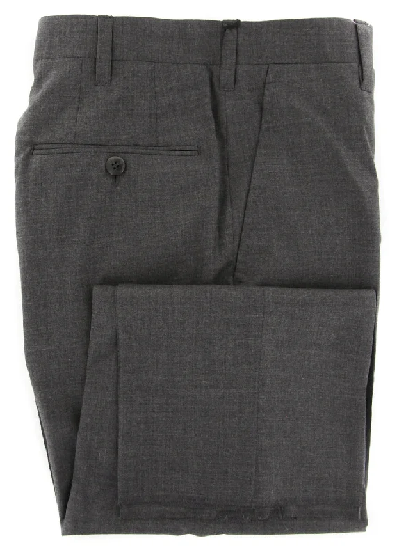 Online Deal Cesare Attolini Charcoal Gray Pants