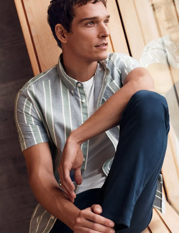 Friends and Family Sale Pure Cotton Striped Oxford Shirt