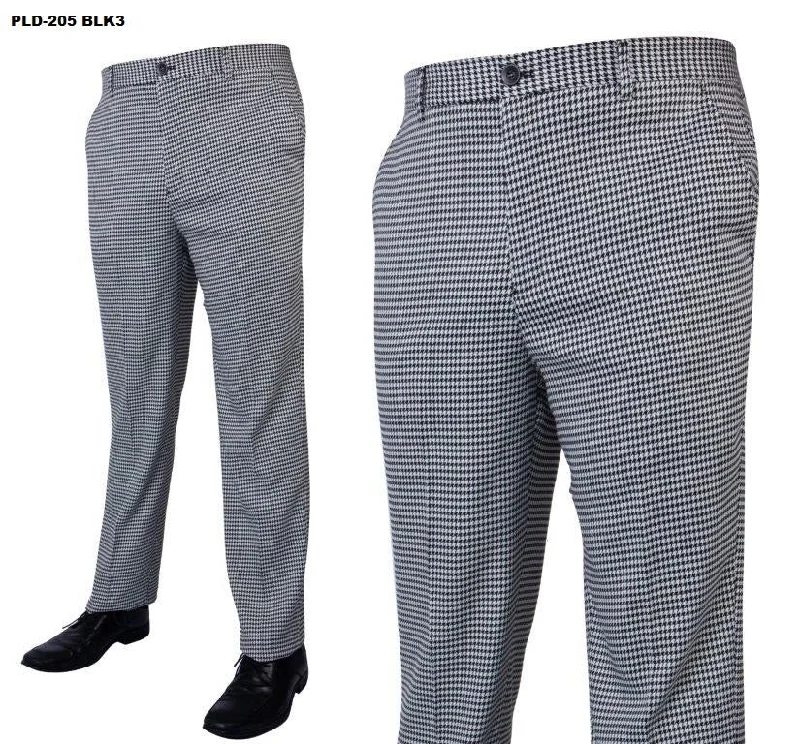 Early Bird PLD-205 I PRESTIGE PLAID PANTS I BLACK-3