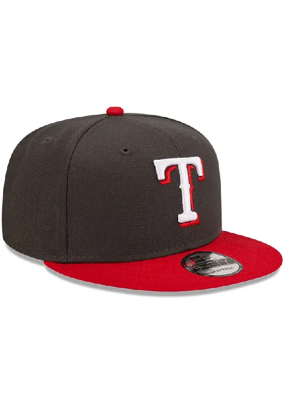 Mega Sale New Era Texas Rangers 2-Tone Color Pack Snapback Hat - Grey/Scarlet