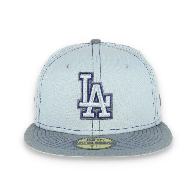 Closeout New Era Los Angeles Dodgers Gray Pop 59FIFTY Fitted Hat- Gray
