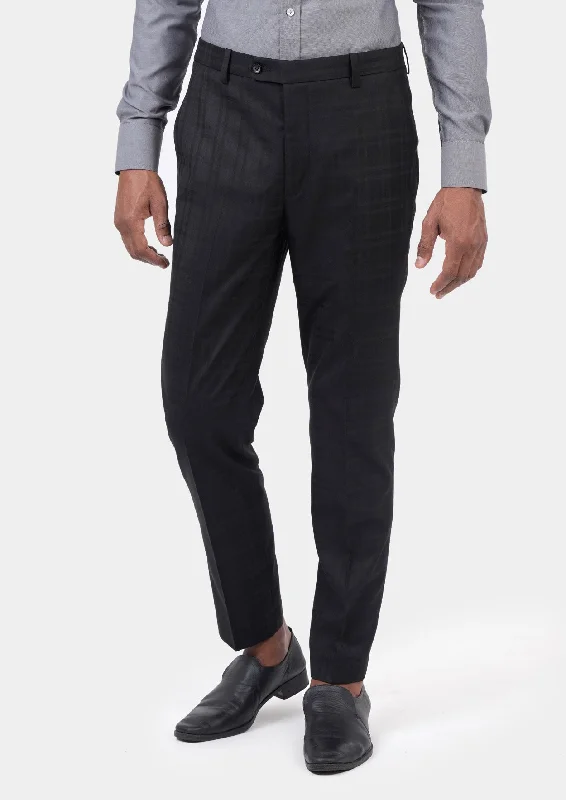 Low Prices Black Check Pants