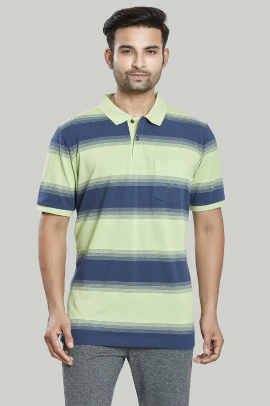 Weekend Deals That Impress Stripe Pique Polo