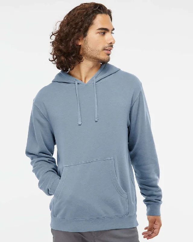 New Markdowns Unisex Midweight Pigment Dyed Hooded Pullover