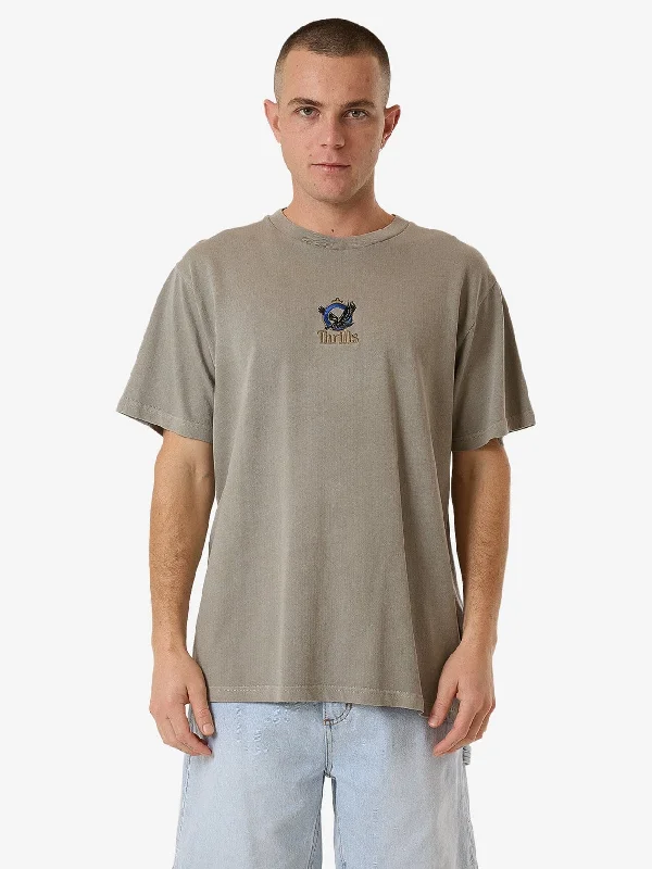 Royalty Embro Merch Fit Tee - Fog