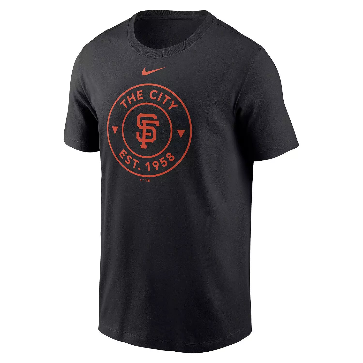 Bargain Blast Nike San Francisco Giants The City Est 1958 Performance T-Shirt - Black Bargain Blast Nike San Francisco Giants The City Est 1958 Performance T-Shirt - Black
