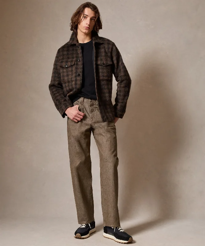 Hurry In Relaxed Lightweight Japanese Selvedge Jean in Whiskey