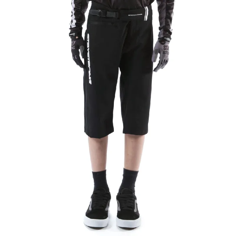 Savings Galore Stay Strong Youth V2 Race Shorts - Black/White
