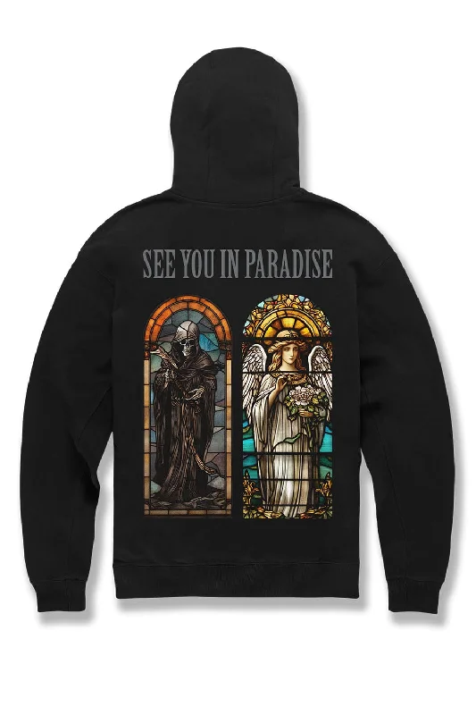 Discount Deals Eternal Salvation Pullover Hoodie (Black)