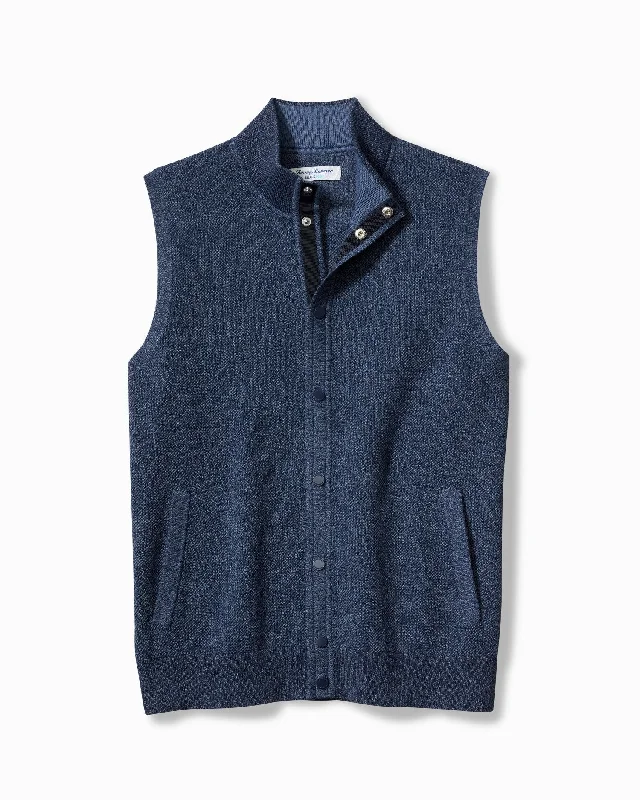 Tommy Bahama Coolside Course IslandZone Sweater Vest Navy