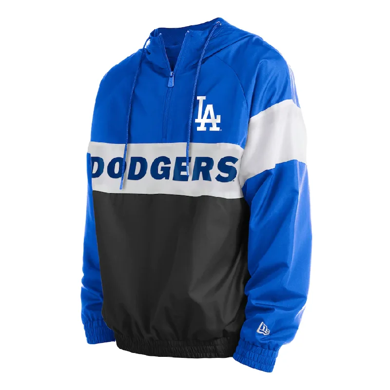Year-End Clearance New Era Men's Los Angeles Dodgers Black Raglan Quarter-Zip Hoodie Year-End Clearance New Era Men's Los Angeles Dodgers Black Raglan Quarter-Zip Hoodie