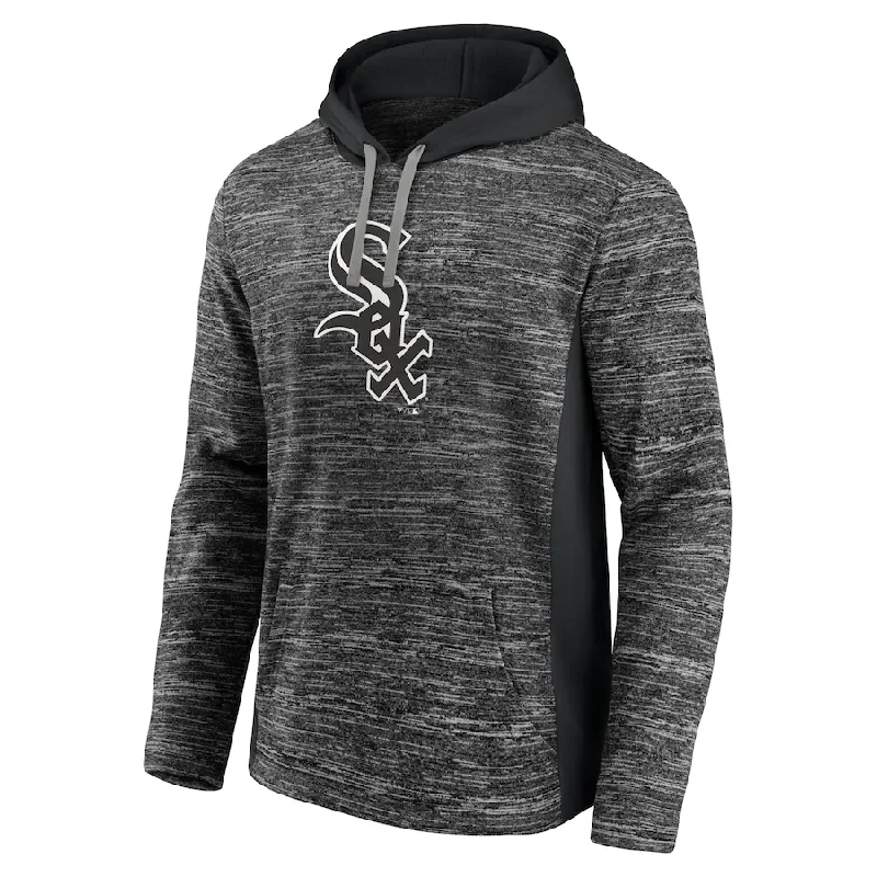 Shop and Save Chicago White Sox Fanatics Branded Instant Replay Color block Space-Dye - Pullover Hoodie - Charcoal/Black- Gray/Black Shop and Save Chicago White Sox Fanatics Branded Instant Replay Color block Space-Dye - Pullover Hoodie - Charcoal/Black- Gray/Black