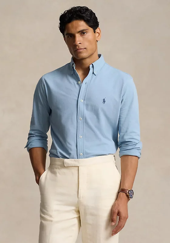 Instant Savings Ralph Lauren Featherweight Mesh Shirt, Vessel Blue