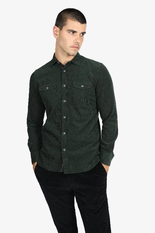 Loyalty Reward Bottle Cotton Corduroy Shirt