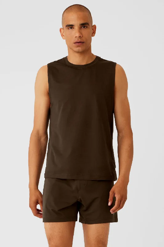 Fantastic Offers Conquer Muscle Tank - Espresso