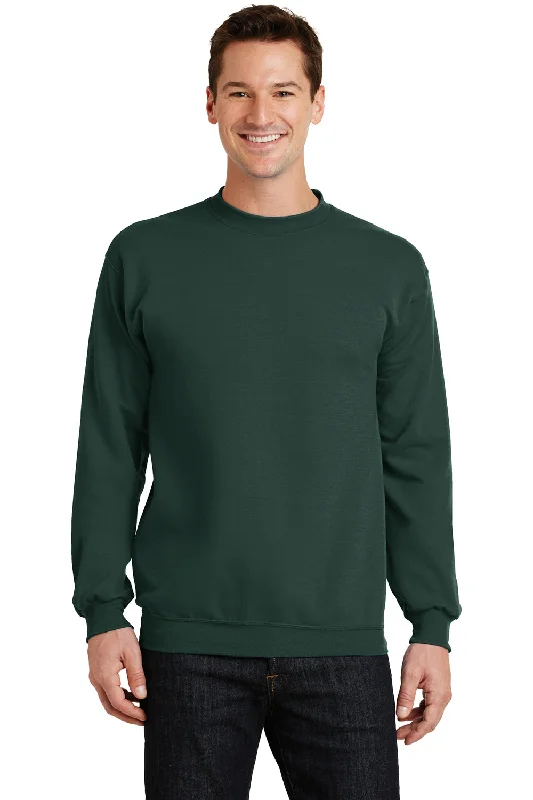 Discount Extravaganza Port & Company Mens Core Pill Resistant Fleece Crewneck Sweatshirt - Dark Green Discount Extravaganza Port & Company Mens Core Pill Resistant Fleece Crewneck Sweatshirt - Dark Green