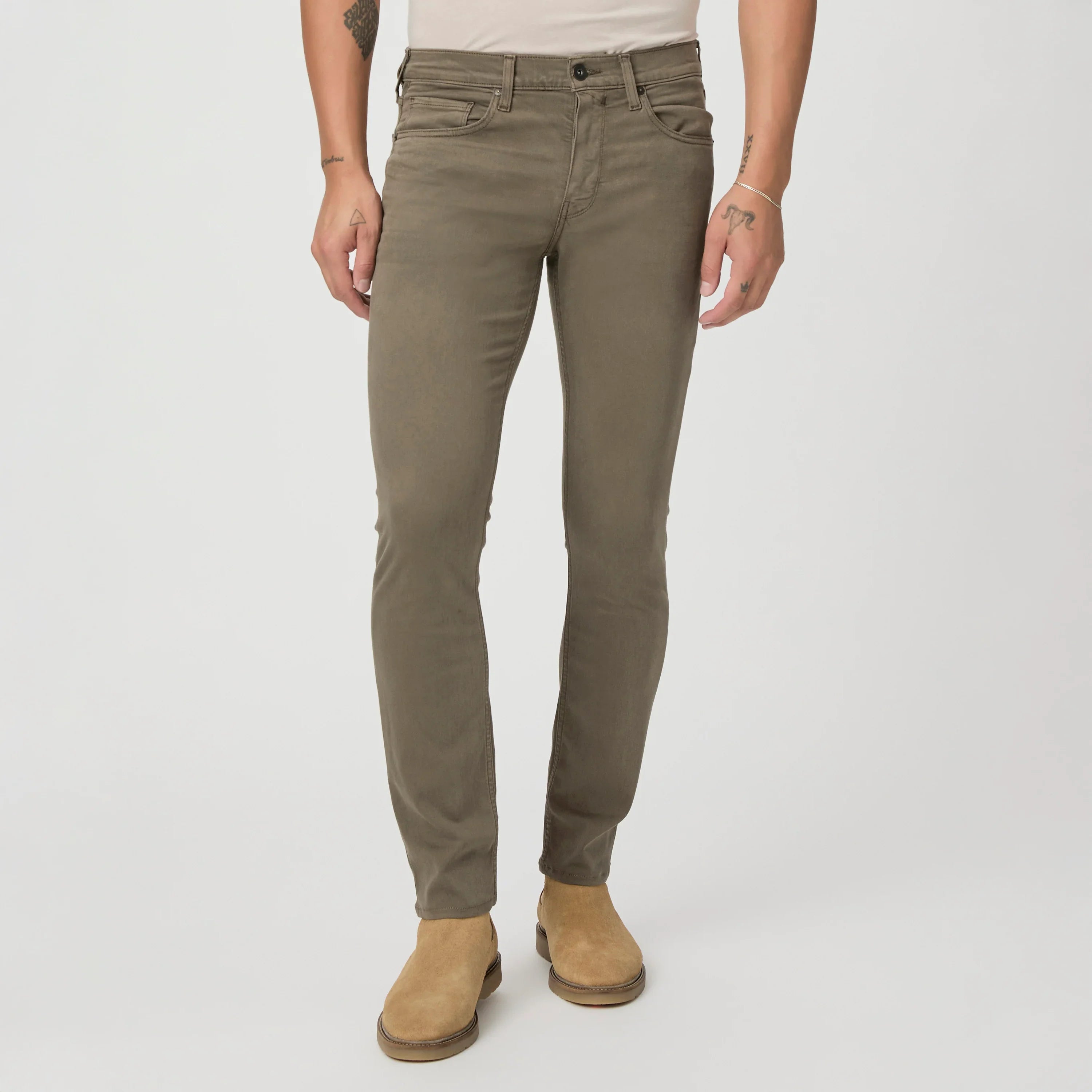 Big Savings Lennox - Vintage Weathered Mushroom - Slim Fit Five Pocket Jean - PAIGE