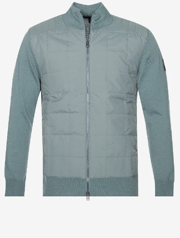 New Markdowns Kelbrook Strickjacke mit Reißverschluss, Mineralgrün