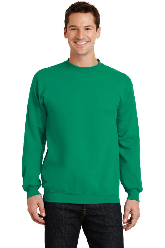 Special Buy Port & Company Mens Core Pill Resistant Fleece Crewneck Sweatshirt - Kelly Green Special Buy Port & Company Mens Core Pill Resistant Fleece Crewneck Sweatshirt - Kelly Green