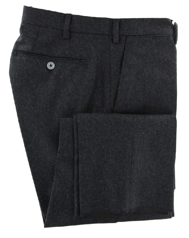 Luigi Borrelli Charcoal Gray Pants