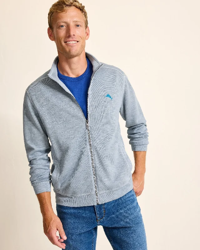 Tommy Bahama Tobago Bay Full Zip Jacket Iced Slate