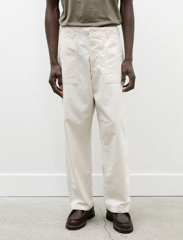 Mega Sale Original Napped Twill Summer Fatigue Pants Ecru