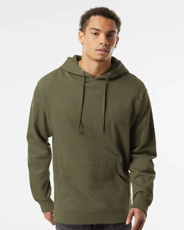 Midweight Hooded Pullover Sweatshirt