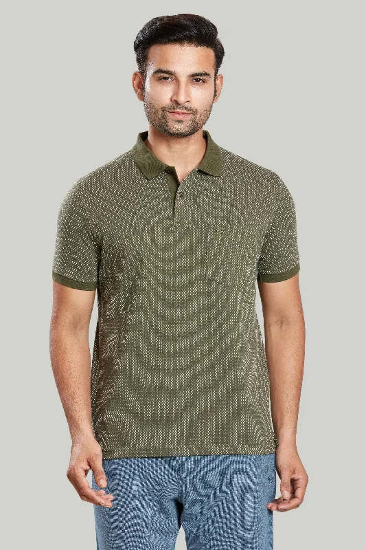 Jacquard Texture Polo