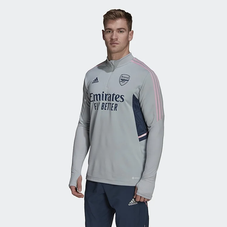 Don't Wait ADIDAS ARSENAL FC TRAINING TOP - GRAY/PINK