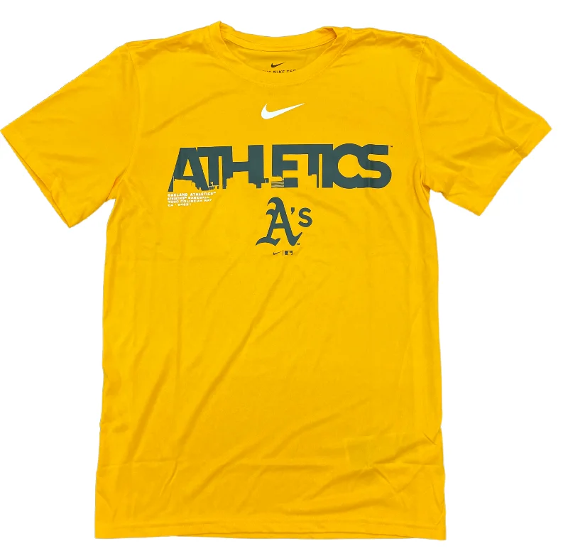 Deal of the Week Nike Oakland Athletics The Town  T-Shirt - Yellow