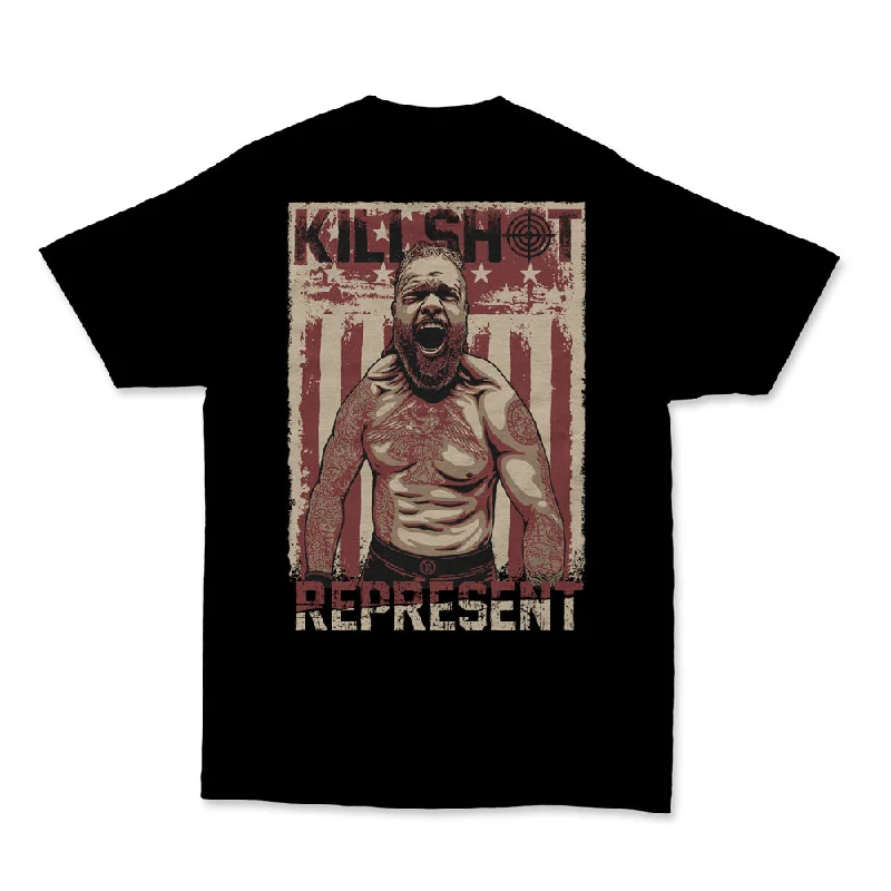 Weekend Deals to Make You Smile Nick 'KILLSHOT' Kohring Heavyweight Tee [BLACK] BAREKNUCKLE