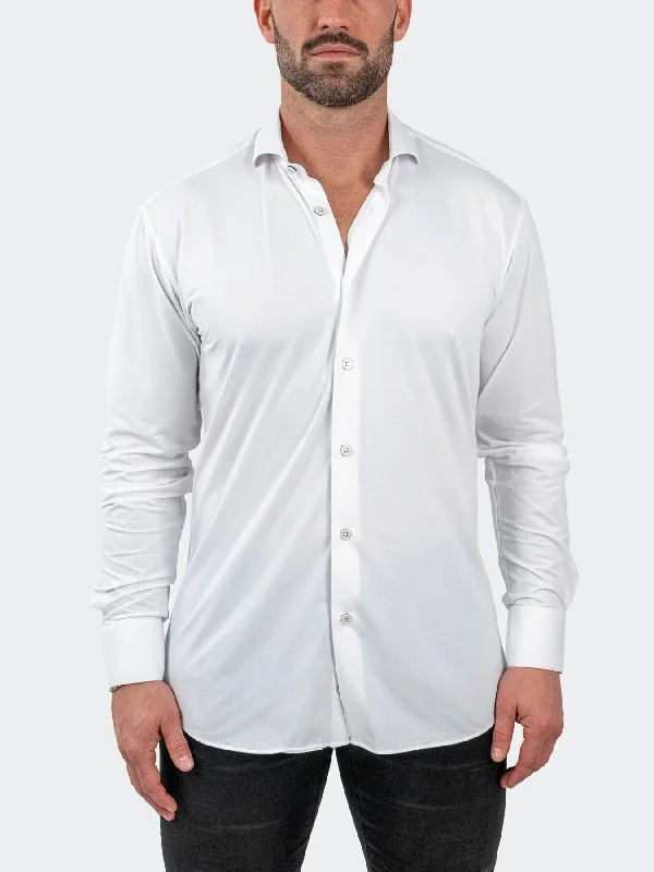 Today’s Deal Soft Performance Stretch Long Sleeve Shirt - White