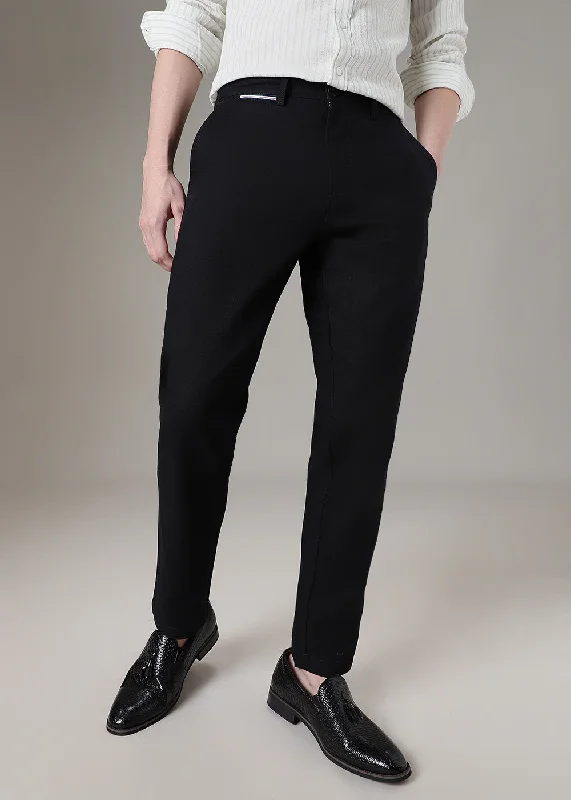 Black Linen Trouser