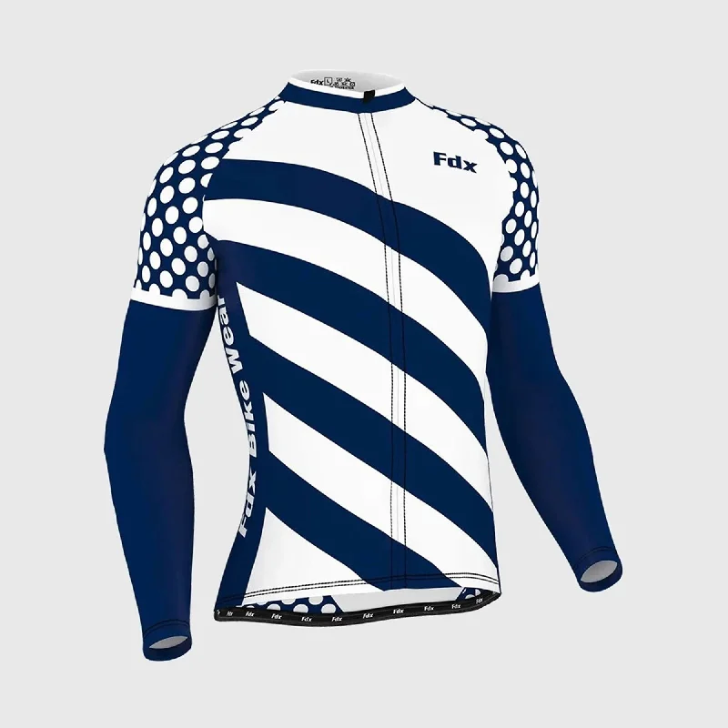 Price Smash Fdx Equin Men's & Boy's White Thermal Roubaix Long Sleeve Cycling Jersey
