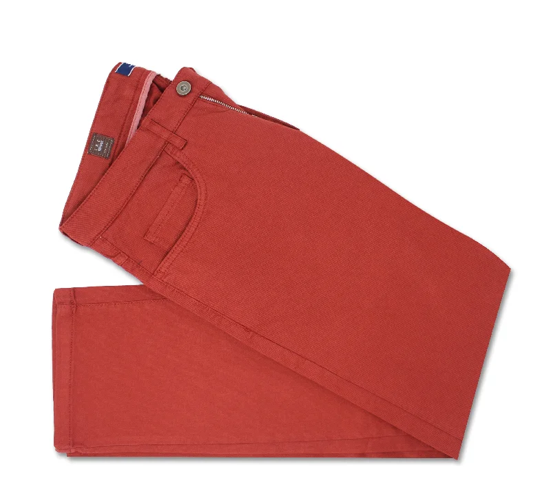 Weekend Offers That Impress Brick Techno-Stretch Pique 5 Pocket Pants