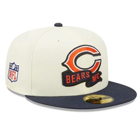 Act Now NEW ERA CHICAGO BEARS OFFICIAL NFL ON-FIELD SIDELINE 59FIFTY FITTED
