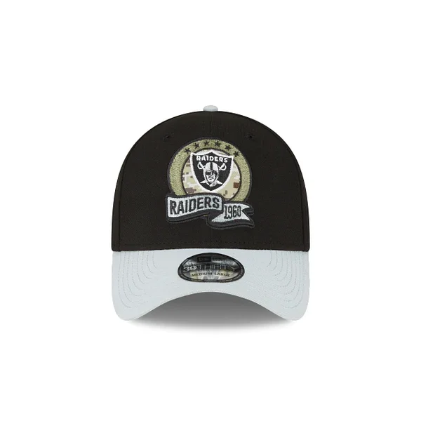 Seasonal Sale LAS VEGAS RAIDERS 2022 Salute to Service 39THIRTY Stretch Fit