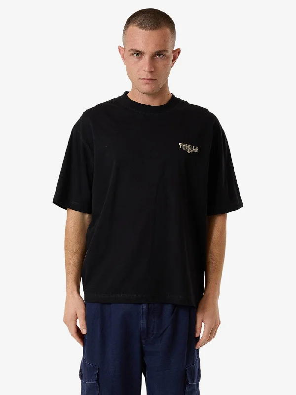 New Deals Be Adorned Box Fit Oversize Short Tee - Black