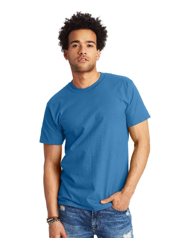 Hanes Beefy-T T-Shirt | Denim Blue