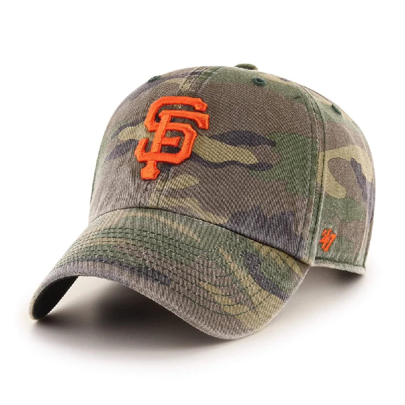 Low Cost '47 BRAND SAN FRANCISCO GIANTS CAMO '47 CLEAN UP ADJUSTABLE HAT